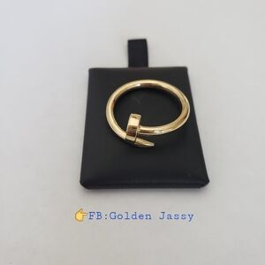 18K Gold Nail Ring Size 8